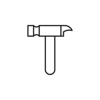 hammer wrench vector for Icon Website, UI Essential, Symbol, Presentation