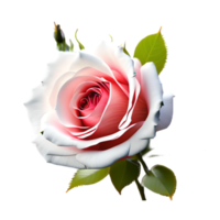 main tiré illustration de une rose Rose rose Rose blanc transparent png