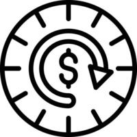 Time is Money Vector Icon Style