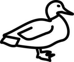 Duck Vector Icon Style