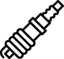 Spark Plug Vector Icon Style