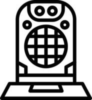 Air Heater Vector Icon Style