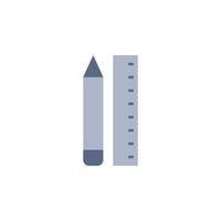 pencil ruler vector for Icon Website, UI Essential, Symbol, Presentation