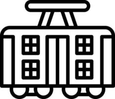 Vector Design Tram Icon Style