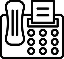 Vector Design Fax Icon Style