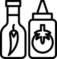 Vector Design Sauce Icon Style