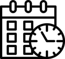 Vector Design Schedule Icon Style