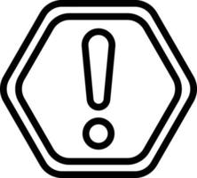 Vector Design Warning Icon Style