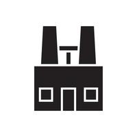 factory building vector for Icon Website, UI Essential, Symbol, Presentation