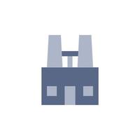 factory building vector for Icon Website, UI Essential, Symbol, Presentation
