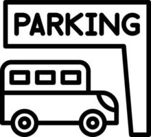 Vector Design Parking Icon Style