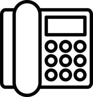 Vector Design Landline Icon Style