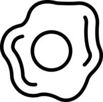 Vector Design Fried Egg Icon Style