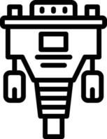 Vector Design Vga Cable Icon Style