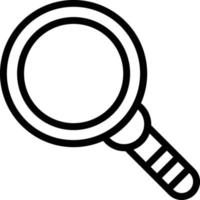 Magnifying Glass Vector Icon Style