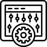 Web Maintenance Vector Icon Style