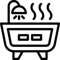 Vector Design Hot Tub Icon Style