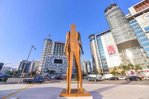 SEOUL, SOUTH KOREA - NOV 14, 2017-Dongdaemun Design Plaza is a major urban development landmark in Seoul, South Korea. photo