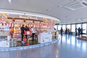 SEOUL, SOUTH KOREA - NOV 15, 2017-The souvenir shop at survey floor of Seoul Tower. photo