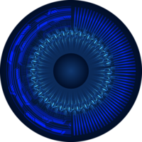 recorte de ojo de tecnología moderna png