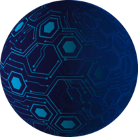 globe de technologie moderne png