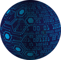 globe de technologie moderne png