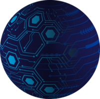 globe de technologie moderne png