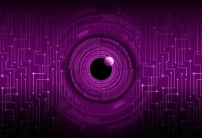 Modern Cybersecurity Eye on Technology Background vector