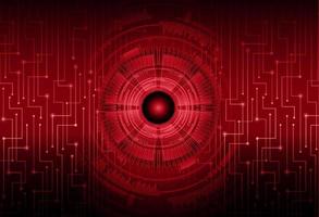 Modern Cybersecurity Eye on Technology Background vector