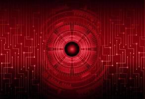 Modern Cybersecurity Eye on Technology Background vector