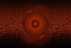 Modern Cybersecurity Eye on Technology Background vector