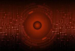 Modern Cybersecurity Eye on Technology Background vector