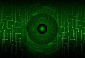 Modern Cybersecurity Eye on Technology Background vector