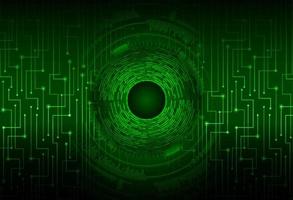 Modern Cybersecurity Eye on Technology Background vector