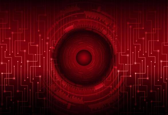 Modern Cybersecurity Eye on Technology Background