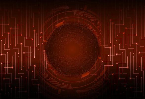 Modern Cybersecurity Eye on Technology Background