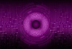 Modern Cybersecurity Eye on Technology Background vector