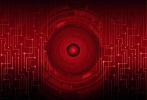 Modern Cybersecurity Eye on Technology Background vector