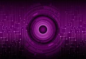Modern Cybersecurity Eye on Technology Background vector