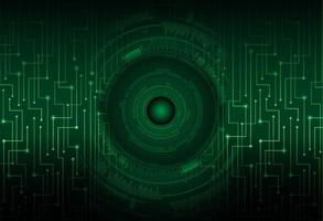 Modern Cybersecurity Eye on Technology Background vector