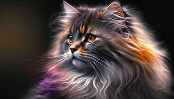 A cat most beautiful portrait image photo