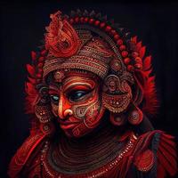 gulikan theyyam ,worship culture of kerala image photo