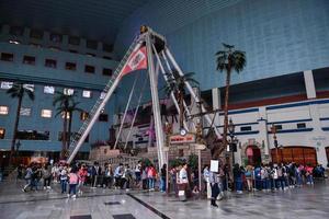 SEOUL, SOUTH KOREA - APR 24, 2019-The Indoor Adventure world of Lotte World theme park. Lotte World is a major recreation complex in Seoul, South Korea. photo