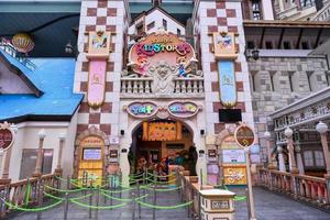 SEOUL, SOUTH KOREA - APR 24, 2019-The Indoor Adventure world of Lotte World theme park. Lotte World is a major recreation complex in Seoul, South Korea. photo