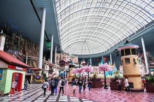 SEOUL, SOUTH KOREA - APR 24, 2019-The Indoor Adventure world of Lotte World theme park. Lotte World is a major recreation complex in Seoul, South Korea. photo