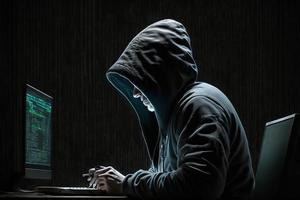 hacker stock photo