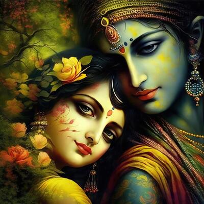 Krishna radha hot sale love images