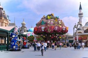 Seúl, sur corea-abr 24 ,2019-everland recurso es un tema parque y vacaciones recurso situado en yong-in el más famoso diversión parque en sur Corea. foto