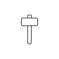 hammer vector for Icon Website, UI Essential, Symbol, Presentation