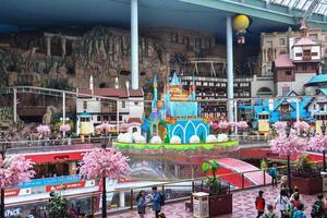 SEOUL, SOUTH KOREA - APR 24, 2019-The Indoor Adventure world of Lotte World theme park. Lotte World is a major recreation complex in Seoul, South Korea. photo